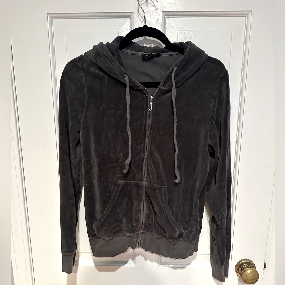 Zip up jumpsuit hoodie from juicy couture